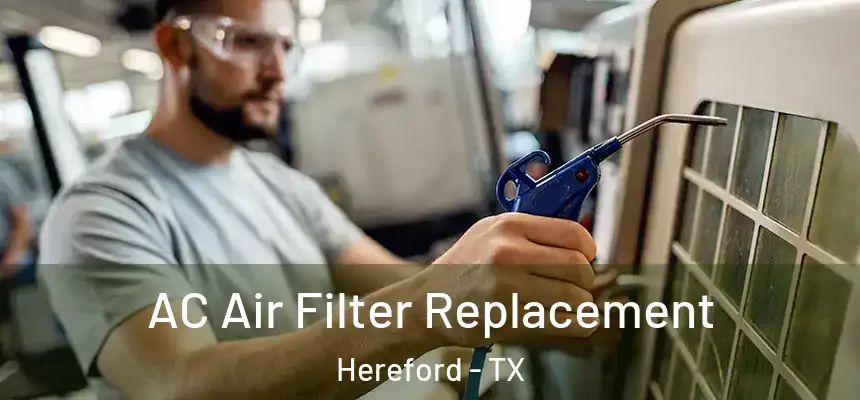  AC Air Filter Replacement Hereford - TX