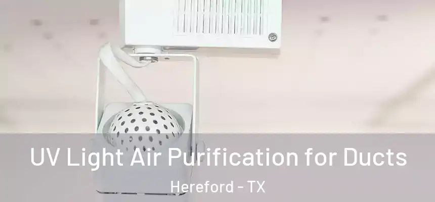  UV Light Air Purification for Ducts Hereford - TX